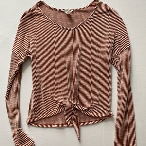 Caution to the Wind striped top